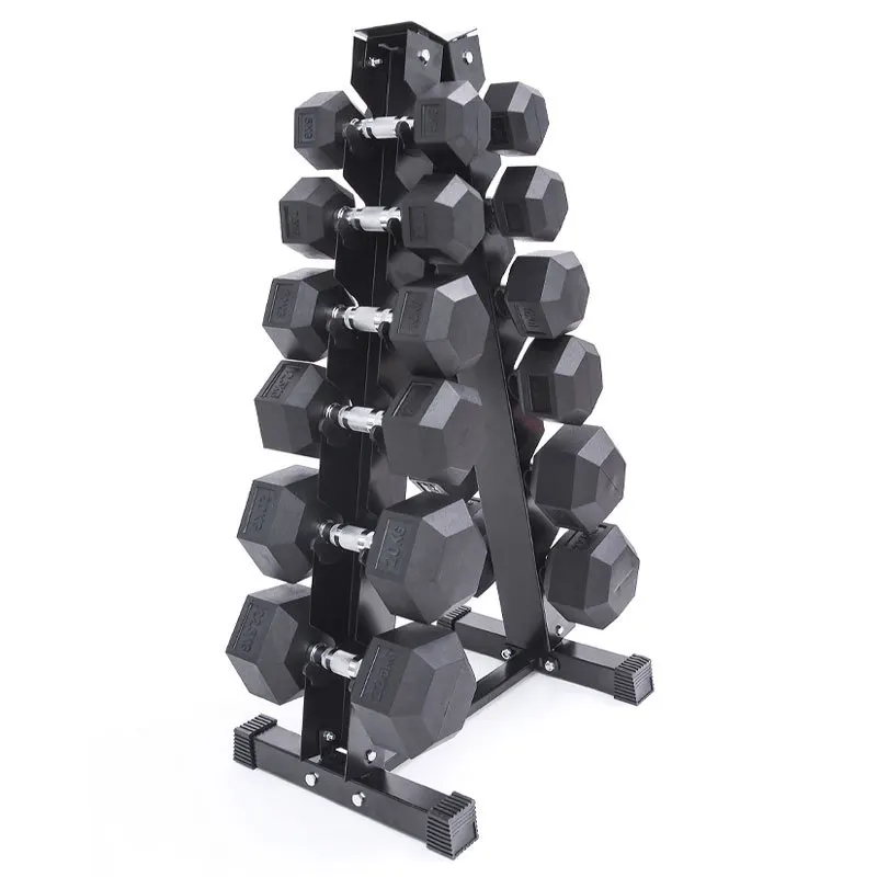 

10 KG Pair Dumbbell Men's Plastic Coated Hexagonal Pure Steel Sqaure Dumbbells Gym Studio Cast Iron Rubber Coated Barbell