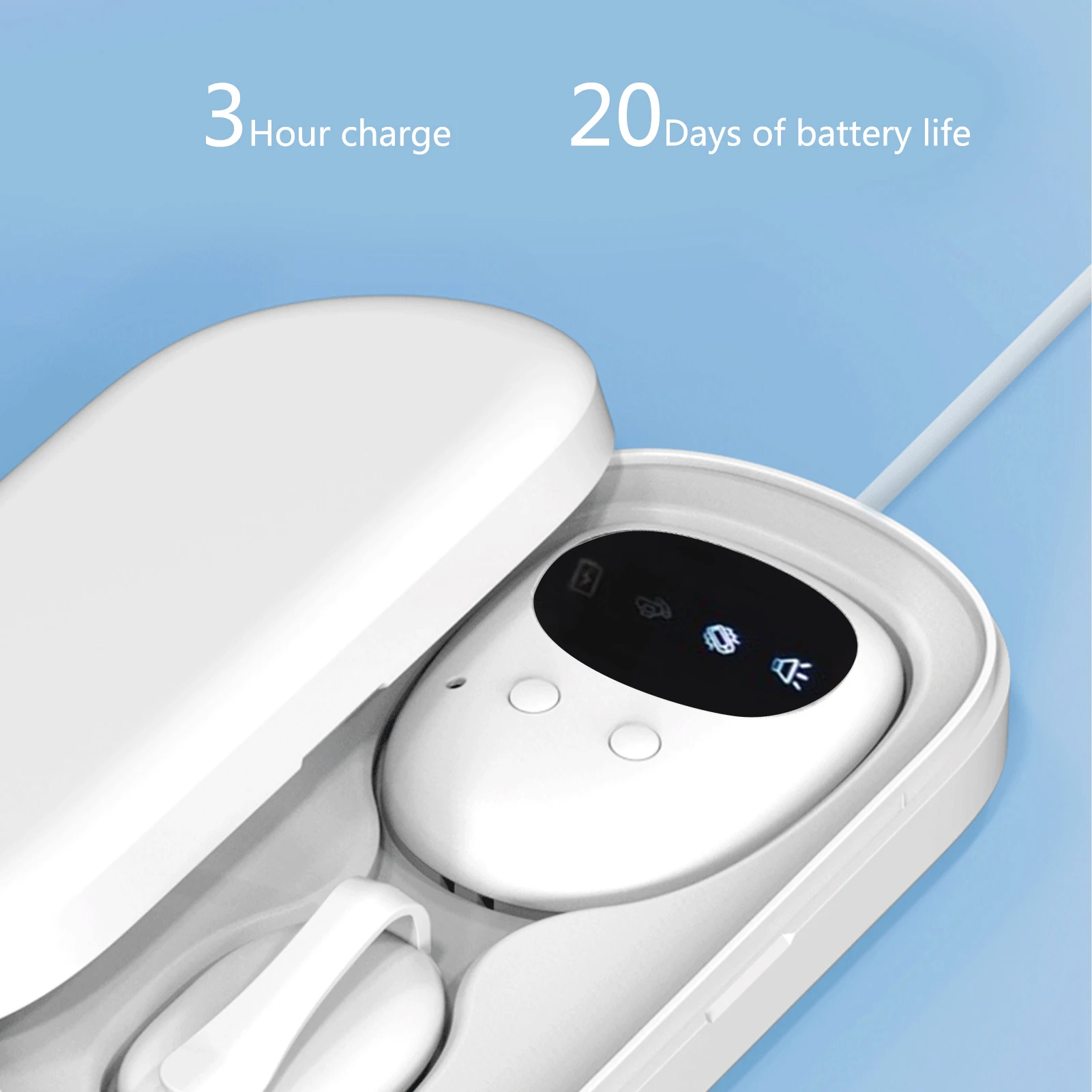 Alarma inal&aacute;mbrica con receptor para ni&ntilde;os y ni&ntilde;as, orinal de entrenamiento para el cuidado de los ancianos, recordatorio de vibraci&oacute;n, rango de 10-20M-1