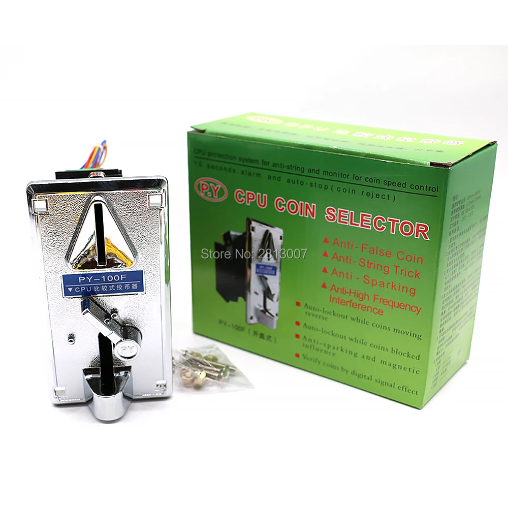 Бесплатная доставка селектор монет вставка аркадный Токен приемник механизм для