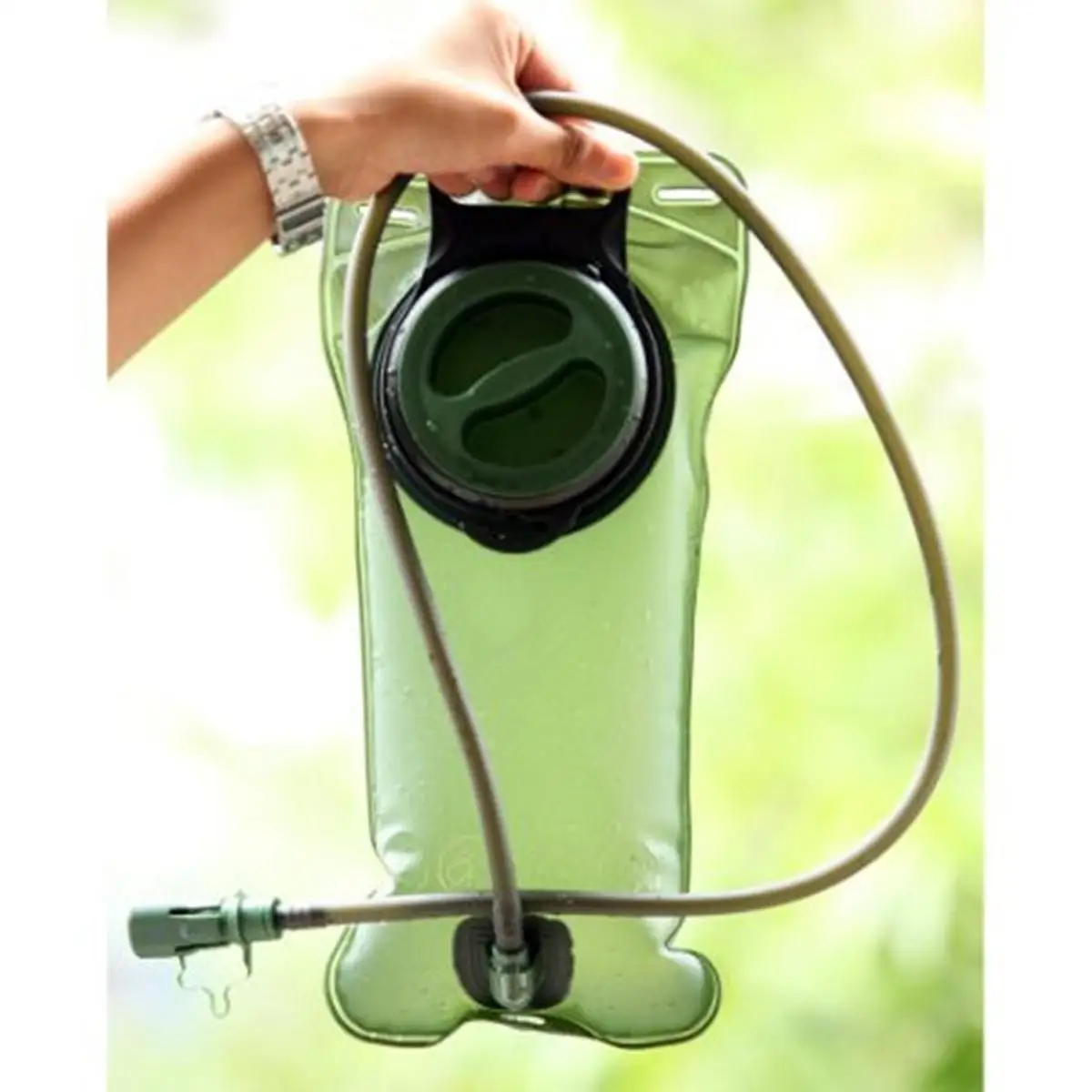 2L Water Bag Outdoor Large Capacity Pvc Water Bladdder Bag Sport Climbing Hydration System Hiking Survival Pouch Backpack