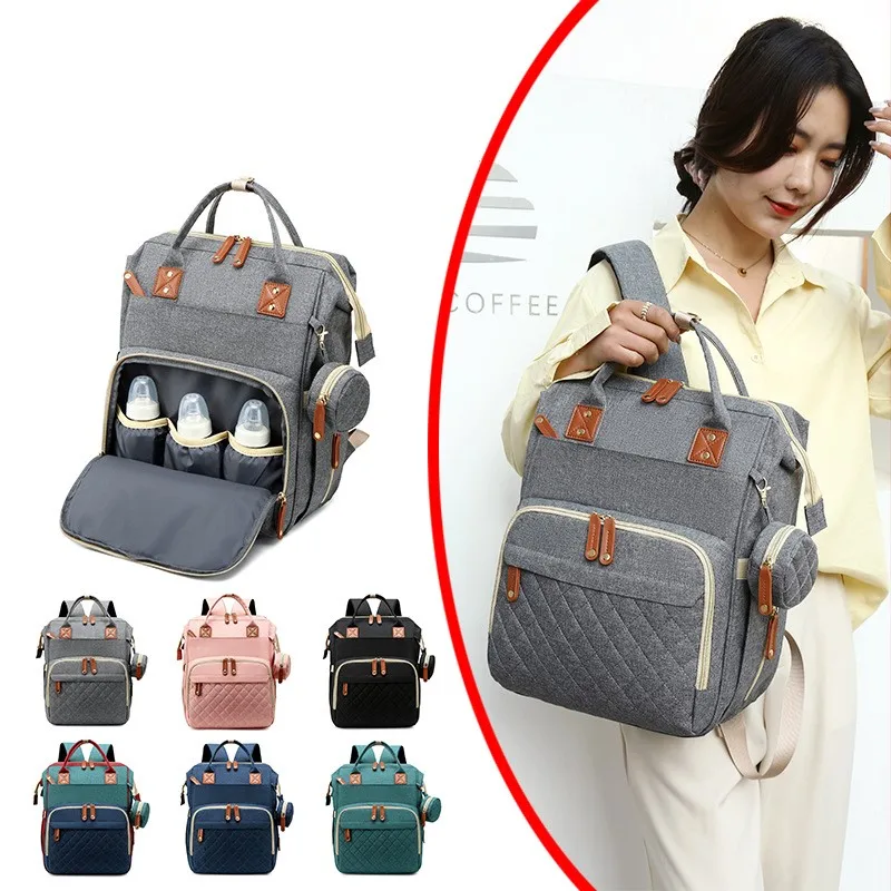 

Baby Mummy Bag Changing Diaper Nappy Bag Travel Backpack Large Multi-Function