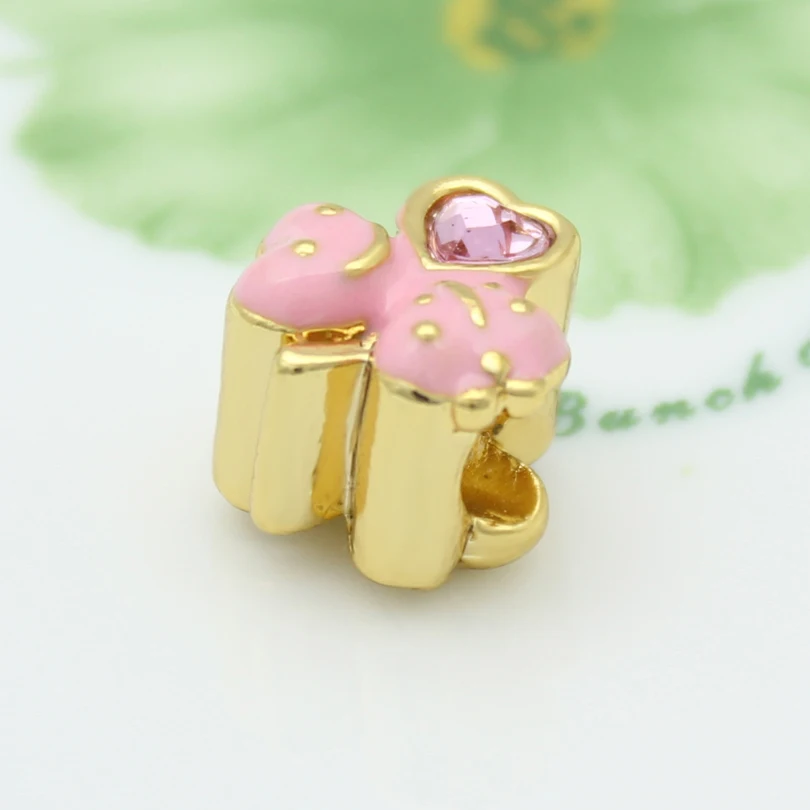 Бесплатная доставка розовый кристалл октября камень талисман лист клевер