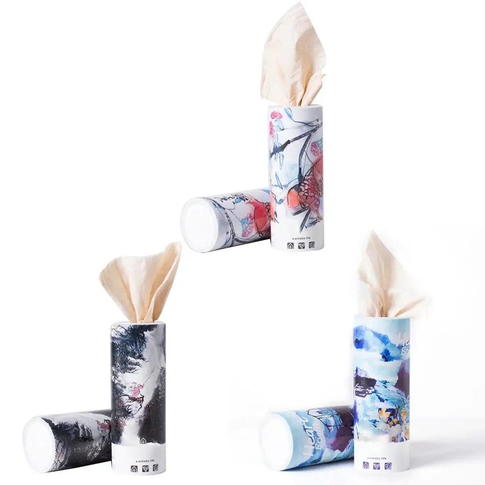 Автомобильная коробка для салфеток подстаканник цилиндрический ящик хранения