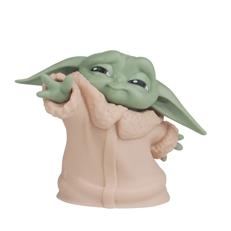 

5Pcs Set Baby Yodaed Star SpacewarsAction Figures Puppets Movie & Tv Peripherals Gifts Pvc Model Toys for Kids In Stock