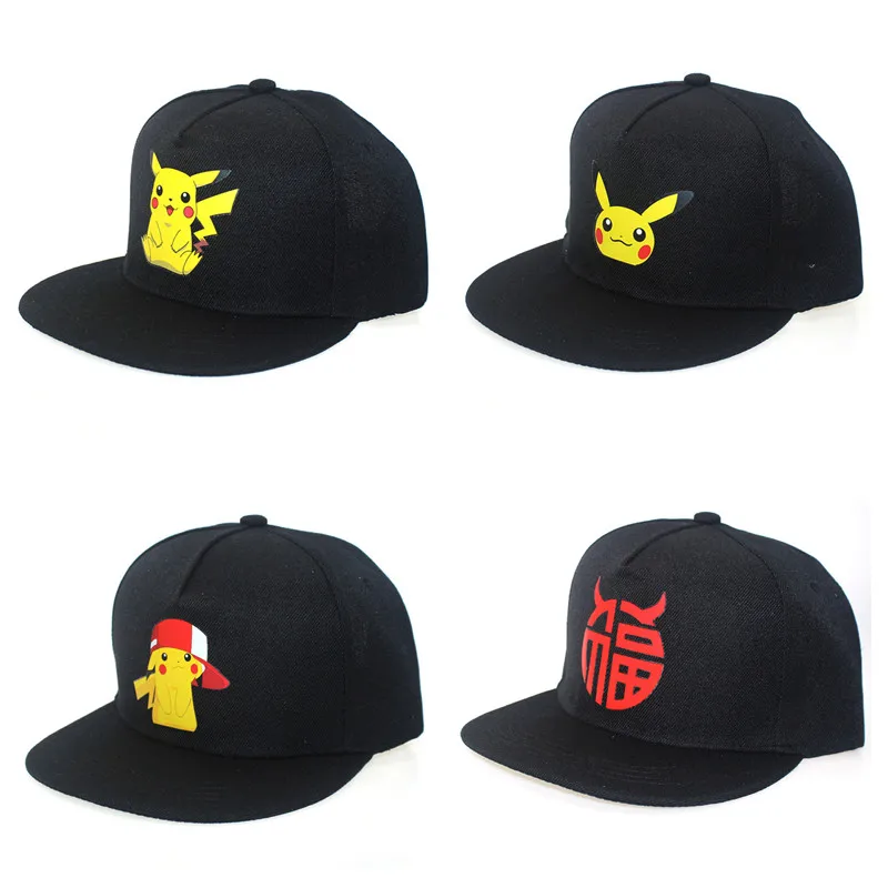 Бейсболка Pokemon Pikachu для мужчин и женщин модная кепка от солнца в стиле хип-хоп с