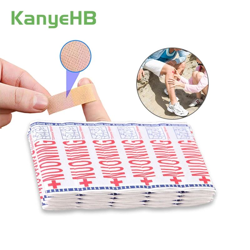 100 шт. водонепроницаемые повязки первая помощь гемостаз пластырь для ран