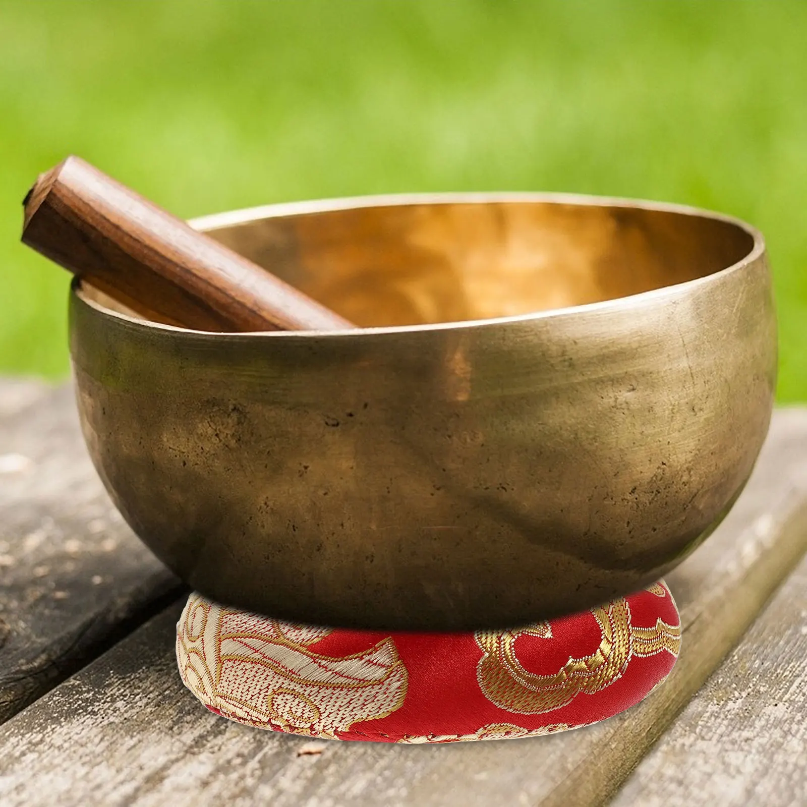 

2Pcs Stylish Mats for Buddha Singing Bowl Buddhist Sound Bowl Pads Random Color