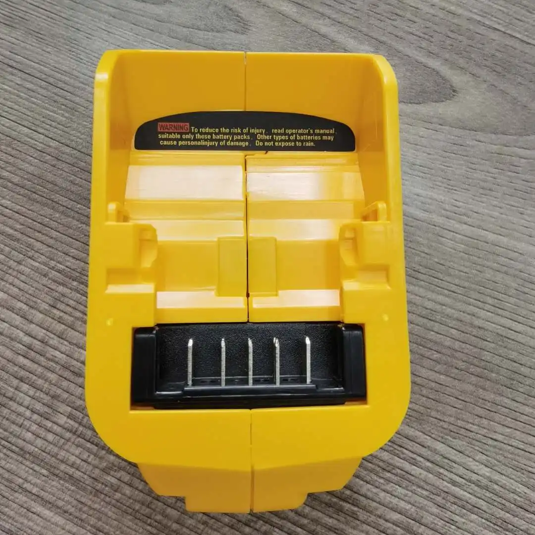 Фото Зарядное устройство с USB-преобразователем для Dewalt 14,4 в 18 в 20 в, преобразователь литий-ионных аккумуляторов DCB090, двойной USB-адаптер для зарядк... №5