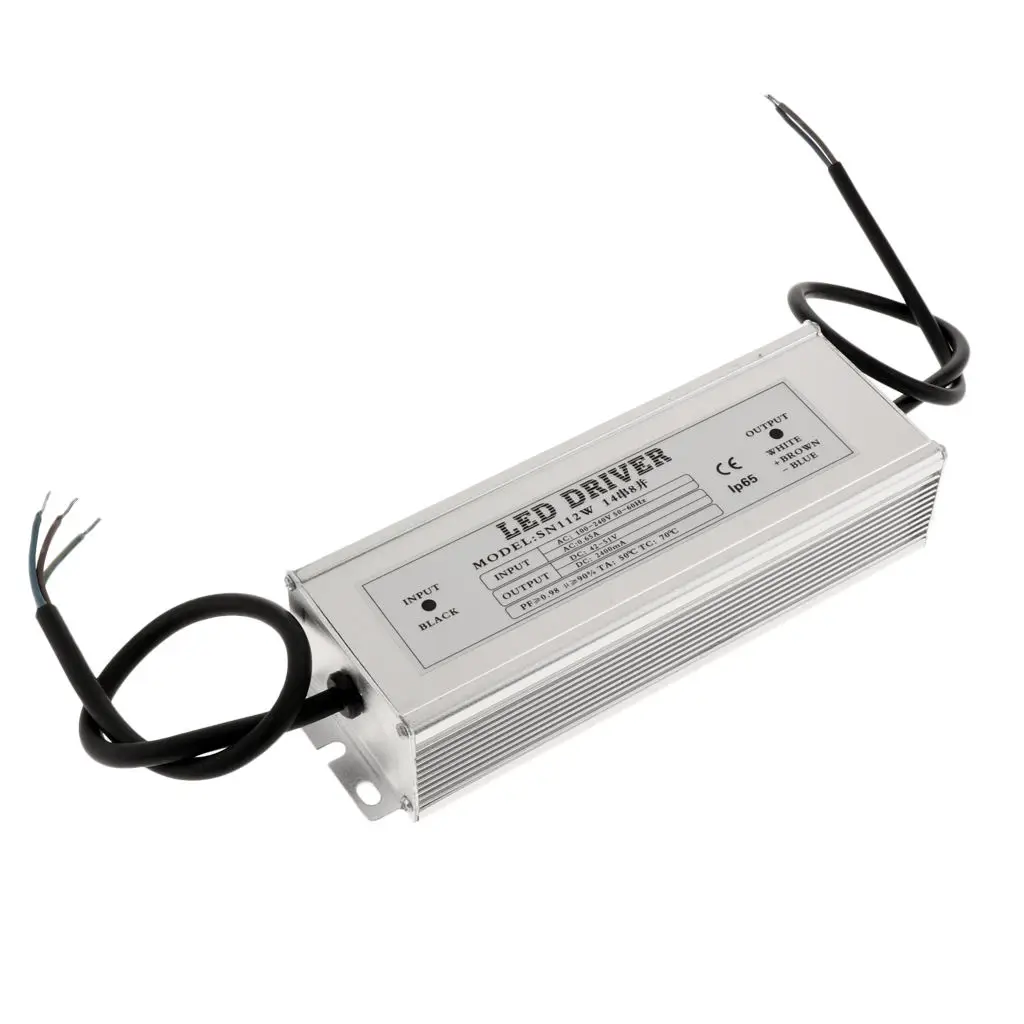 

112W 2400mA Constant Power LED Driver AC85-265V(in) DC36-49V(Out) IP65