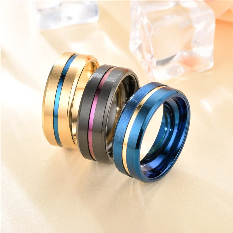 Золотые уникальные гравированные кольца Женские Ювелирные изделия из