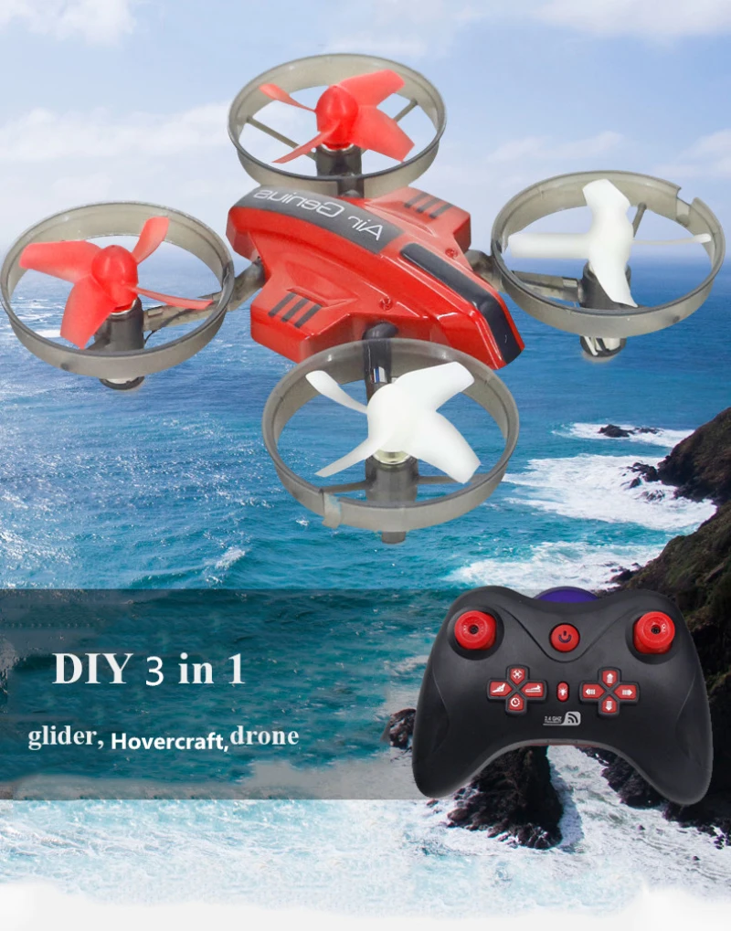 Land Driving внешний Летающий Радиоуправляемый квадрокоптер модель мальчика подарок 3