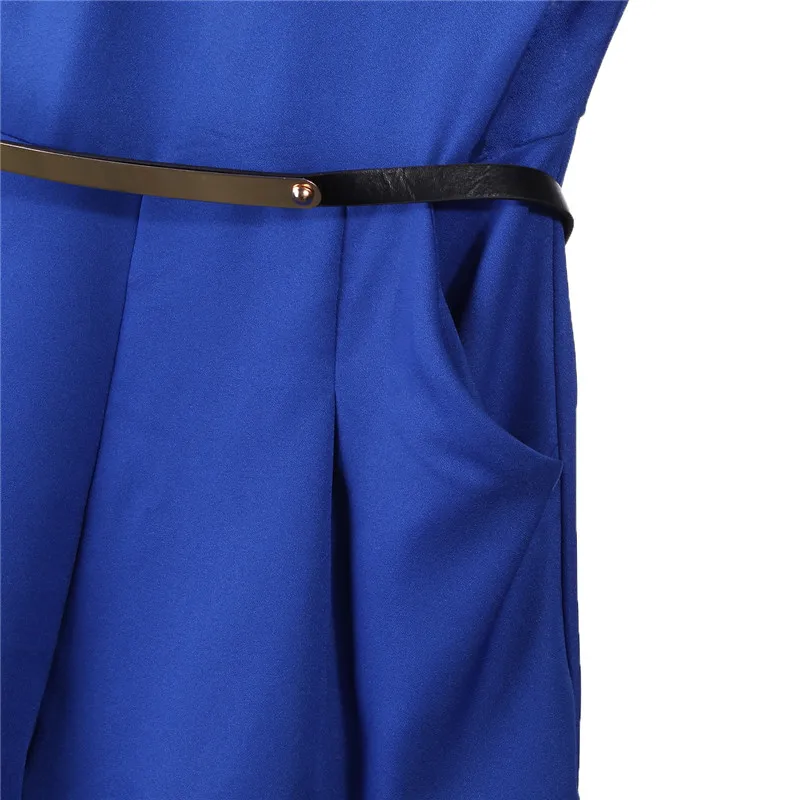 Женская летняя модная повседневная однотонная Клубная одежда без рукавов с