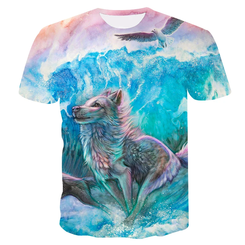 

2021 Fashion New Men's 3D T shirt 3D Print Design Short sleeve Outdoor Casual Creative T shirt Round Neck Summer Men's T shirt