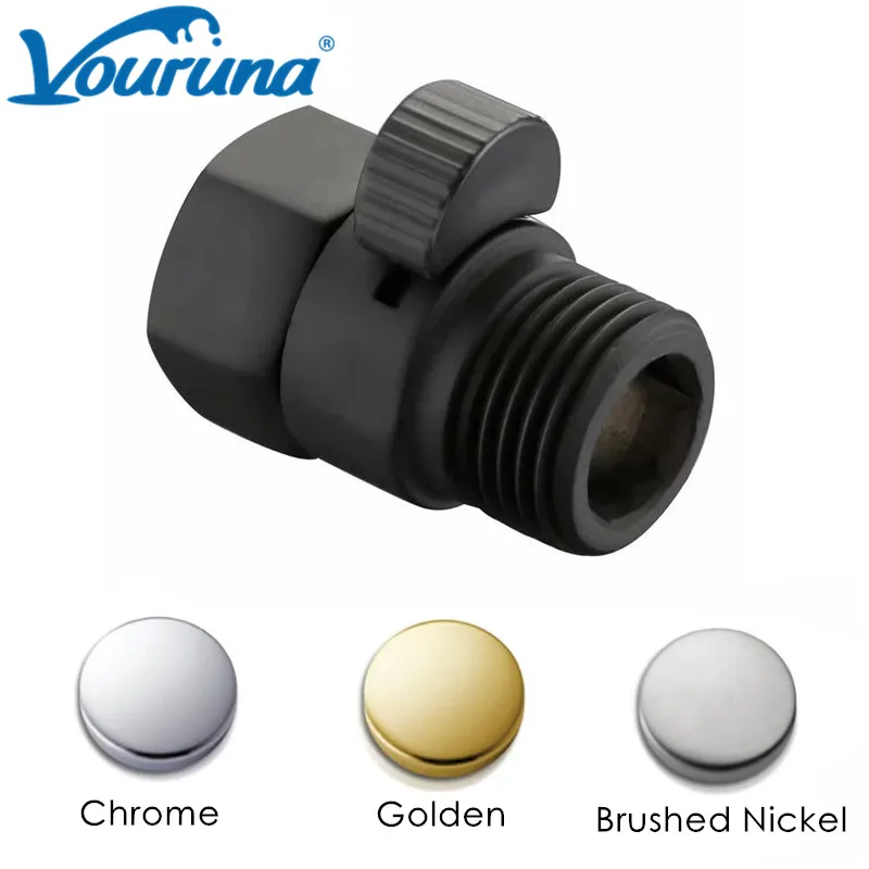 Черный/хромированный/матовый нажимной клапан для душа быстрое Латунное