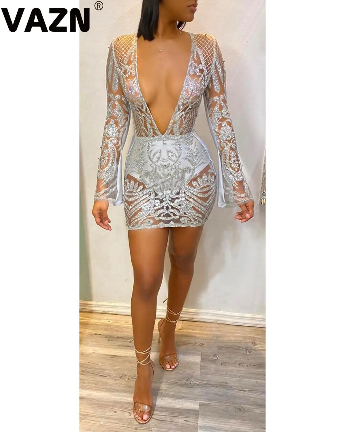 VAZN новинка расшитое блестками необычное милое сексуальное для ночного клуба