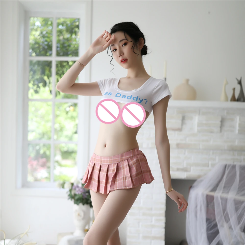 3 вида стилей женское сексуальное нижнее белье для косплея Студенческая форма