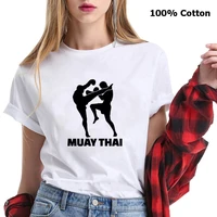 vintage muay thai t shirts kickboxing martial arts combat sports t shirts women fighter fans t shirt karate kung fu novel tops
