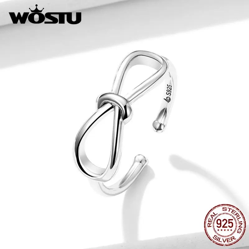 Женское Обручальное кольцо с бантом из серебра 100% пробы | Украшения и аксессуары