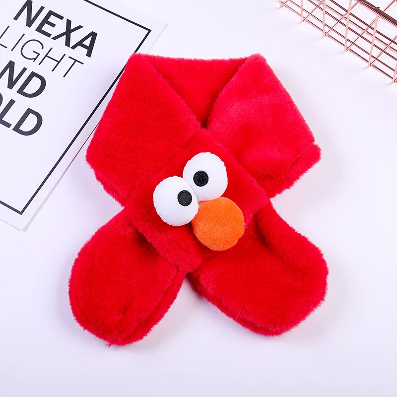 Детские шарфы Осень зима новый плюшевый шарф с рисунком Большого Носа для детей