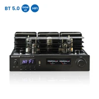 aosibao hi fi tube power amplifiers 6a26n7p6h2wy3p tube bluetooth 5 0 amplifier fiber coaxial 100w%c3%972 with uv indicator table