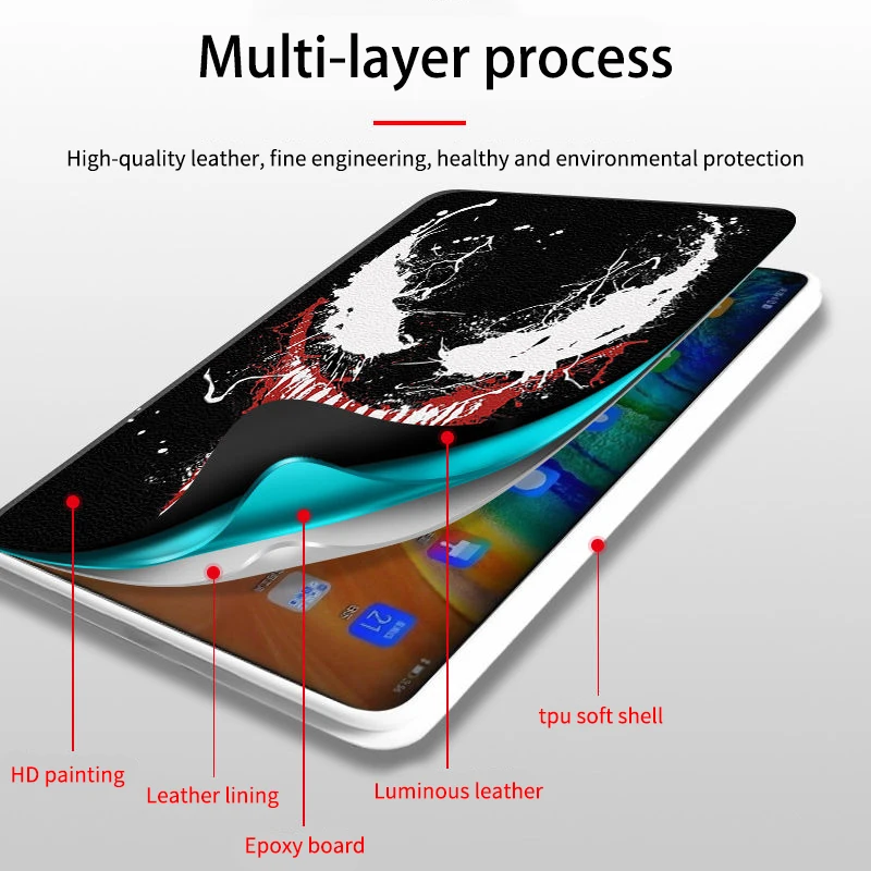 Светящийся чехол Marvel Человек паук для IPad 10 2 2019 Mini 1 3 9 7 2017 2018 Air мягкий