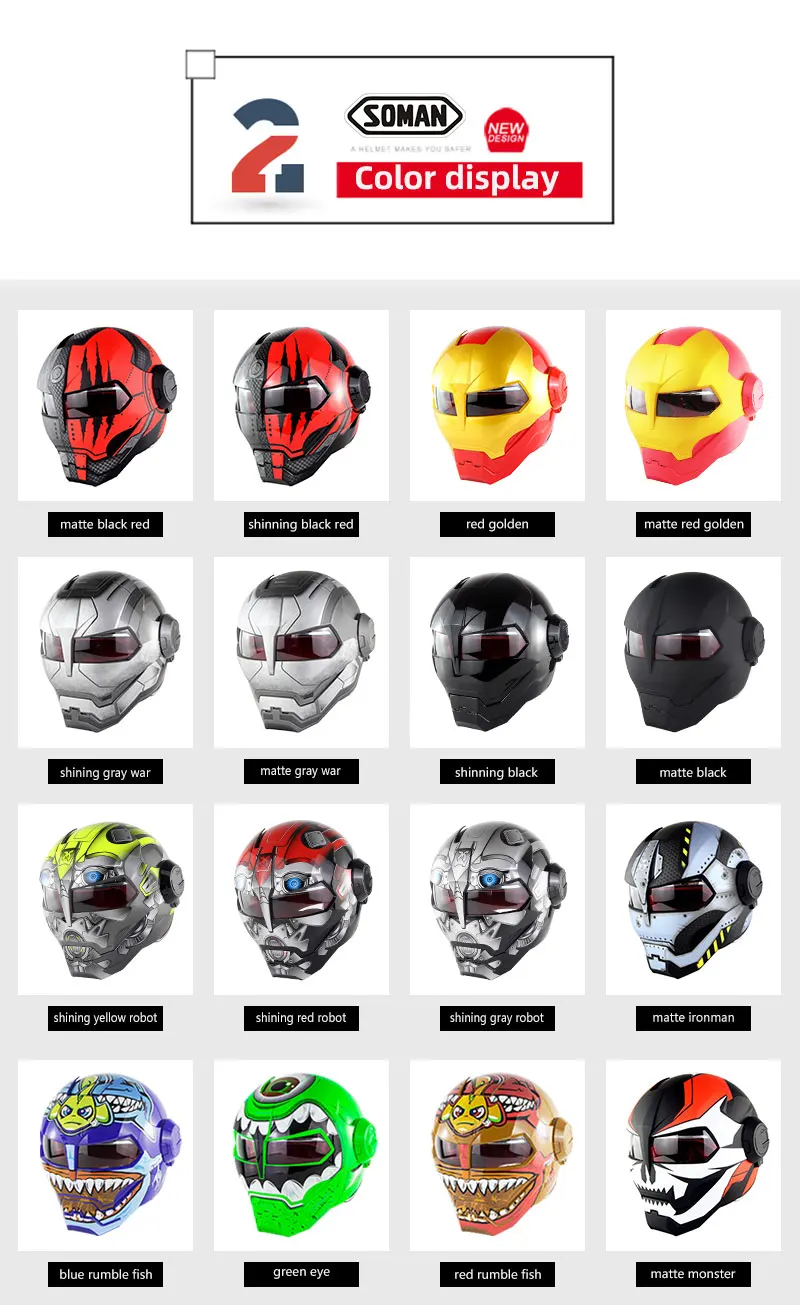 Capacete Железный человек мотоциклетный шлем полное лицо Kask Verspa Ironman capacetes робот Casco
