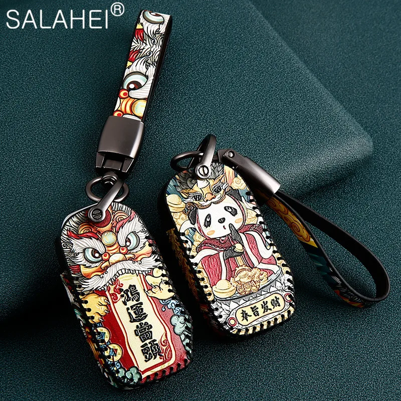 

Leather Car Key Remote Cover Full Case For KIA Sportage R GT Stinger GT Sorento Ceed CD Cerato Forte 2018 2019 Auto Accessories