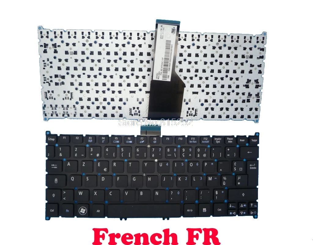 

RU FR Keyboard For Acer B113 NSK-R11SC 9Z.N7WSC.10R PK130RO2A04 KB.I100A.199 9Z.N7WSC.10F PK130RO2A14 KB.I100A.189 Russia France