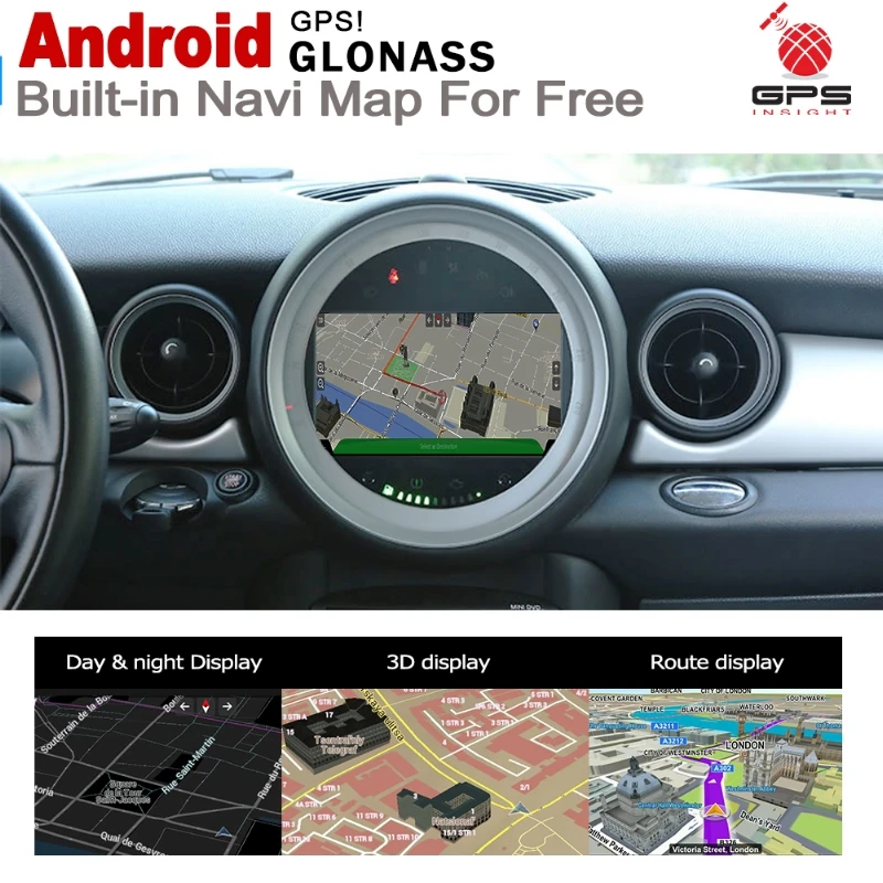 Для мини-Люка One Cooper 2007 2008 2009 2010 автомобильный мультимедийный плеер gps аудио радио