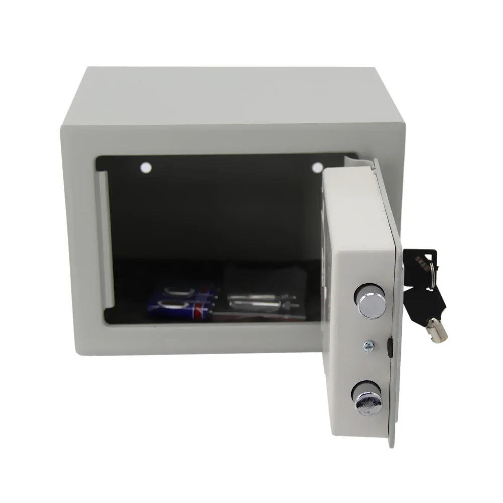 

Safe Box Safes and Lock Boxes, Mini Wall-in Style Electronic Code Metal Box Safe Case Money Box Safety Boxes for Home