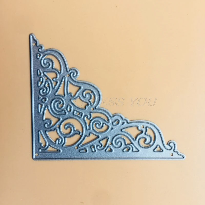 Угловые металлические режущие штампы Трафаретный Скрапбукинг сделай сам штамп