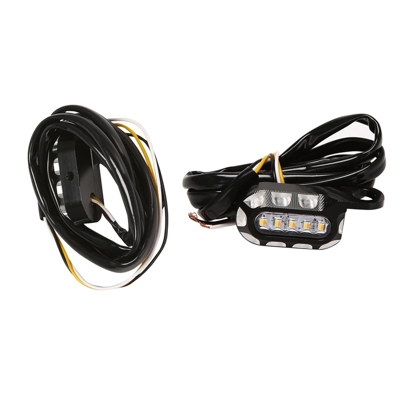 

Motorcycle Handlebar Turn Signal Lamp Blinker Daytime Running Driving Lights for 883
