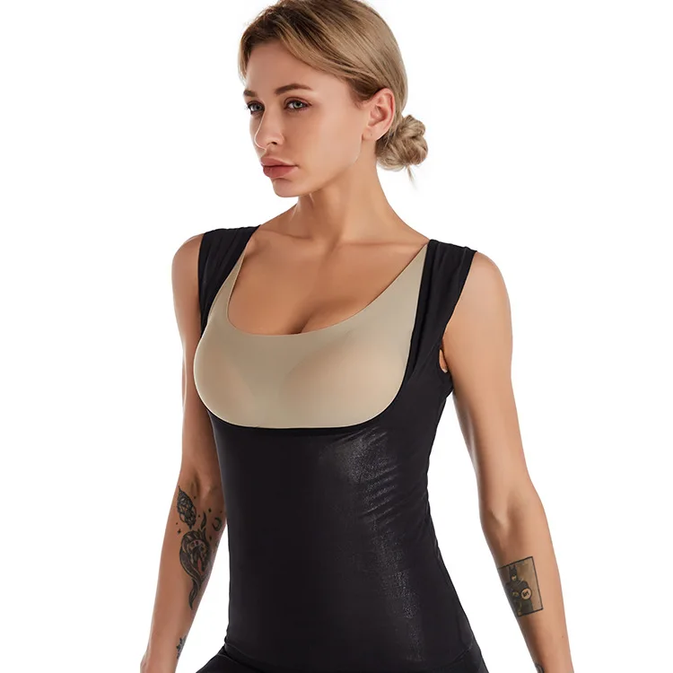 Hot Women Slimming Vest Shapewear Weight Loss Corset Waist Trainer Sweat Workout Fitness Sport Tummy Fat Burner Tank Top | Женская