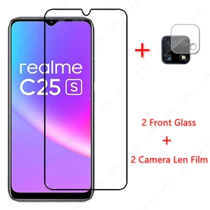 for realme c25s glass for realme c25s tempered glass screen protector camera len film for realme c25 c21 c15 narzo 30a gt 5g free global shipping