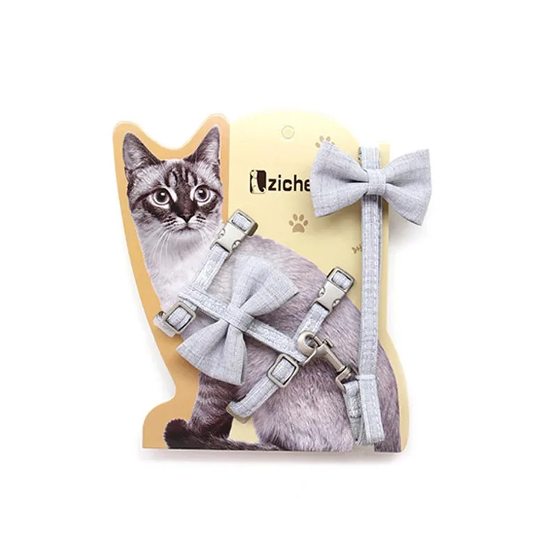 Роскошные милые повязки и поводки для кошек с бантиком Маленькие Средние котят
