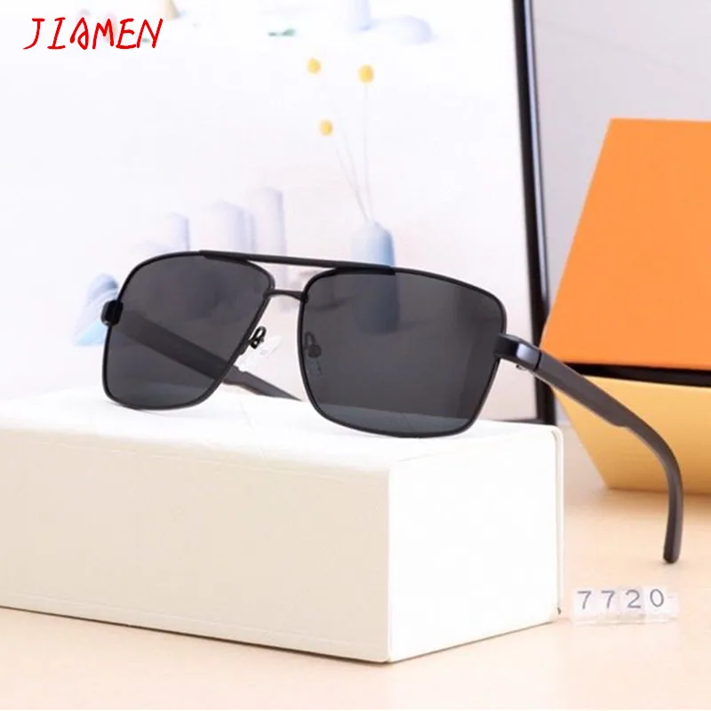 

2021 Luxury Brand Polarized Sunglasses Man Female Retro Sun glasses For Men UV400 Driving goggles vintage Sun Glasses Rectangle