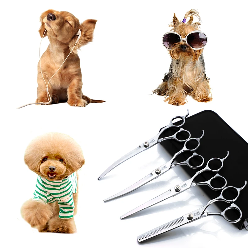 7 5 &quotпрофессиональные ножницы для ухода за домашними животными прямые