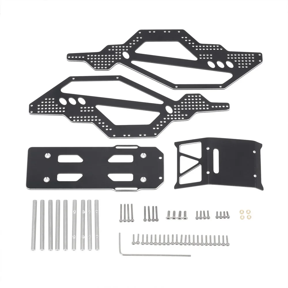 

Aluminum Alloy RC Car Upgrade Spare Parts Set Chassis Cover Shell Frame Replacement For 1/24 Axial SCX24 90081