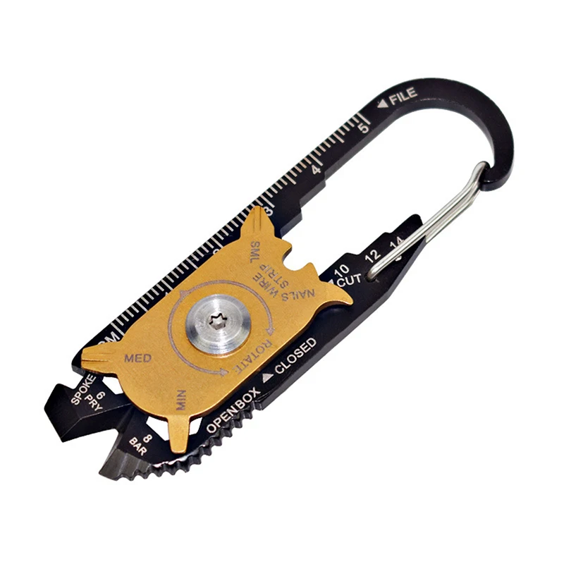 20 в 1 Мультитулы портативный из нержавеющей стали мини утилита брелок для