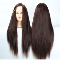 20inch brown hair mannequin head holder female mannequin heads hairstyles woman hairdressing wig mannequins cosmetology display