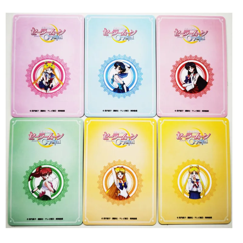 

10pcs/set Mizuno Ami Hino Rei Minako Aino Crystal Season Bronzing Sexy Girls Hobby Collectibles Game Anime Collection Cards