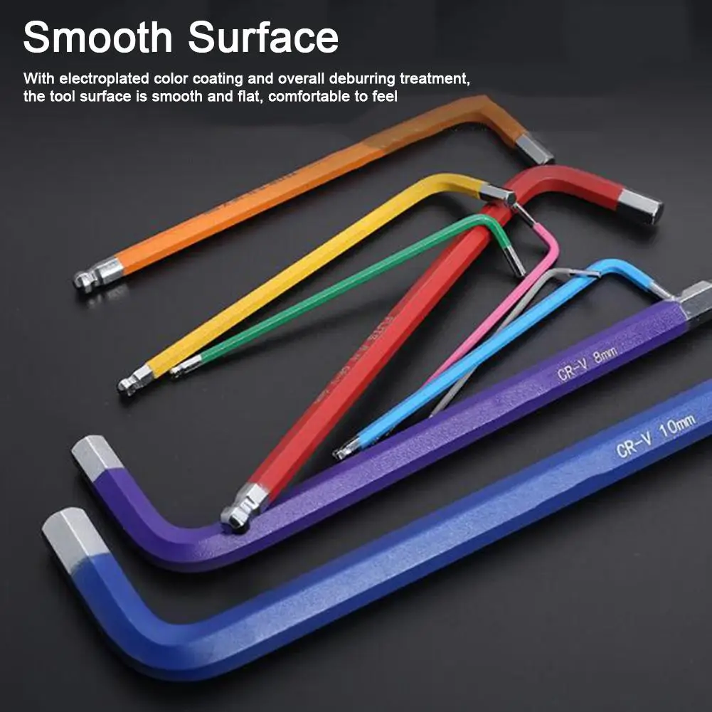 9 шт. шестигранный ключ из хромованадиевой стали|Гаечный ключ| |