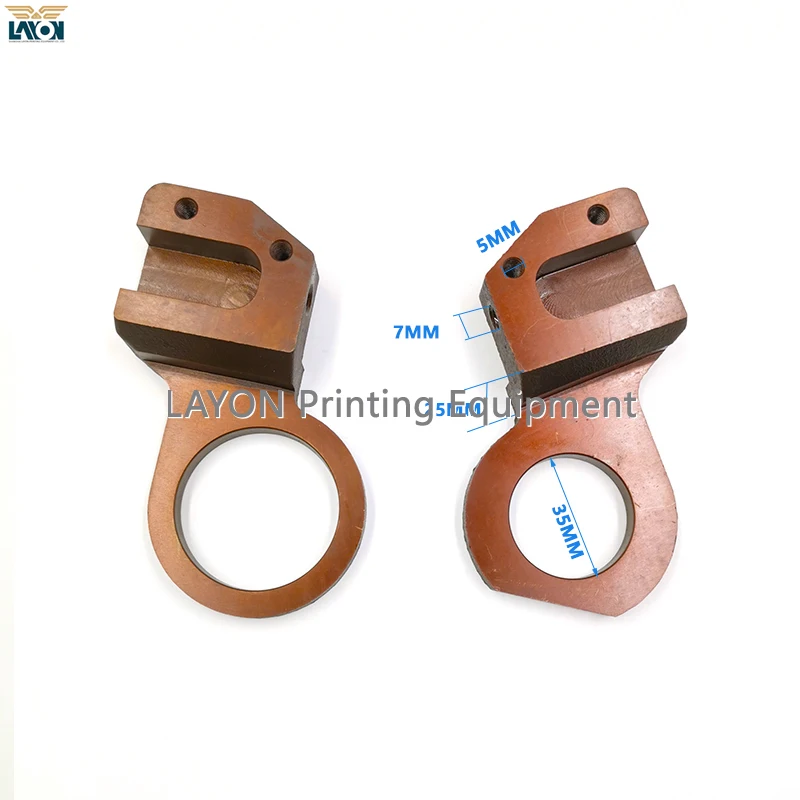 

1 Pair LAYON Intermediate Roller Bracket Part OS 71.010.310/DS 71.010.308 For SM102 CD102 Heidelberg