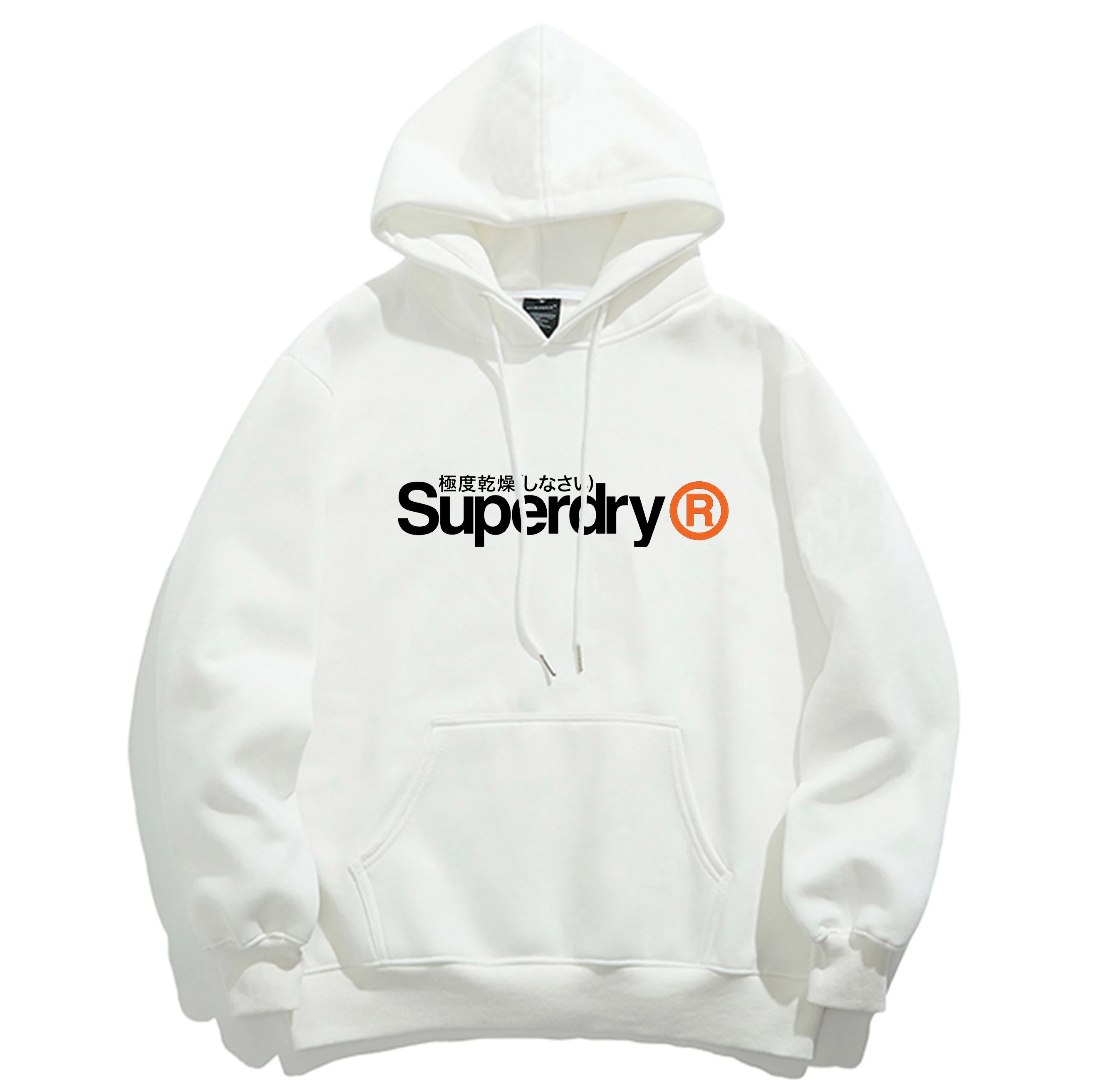 

Superdryer Fashion Men/women Hoodie Spring Autumn Pullovers Sweatshirts Solid Color