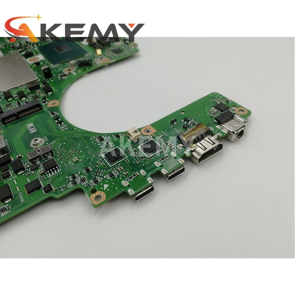 Kaufen UX550VE Für ASUS UX550VD UX550VW UX550V Laptop Motherboard I7-7700HQ GTX1050-4G 16GB Getestet 100% Arbeit Original Mainboard