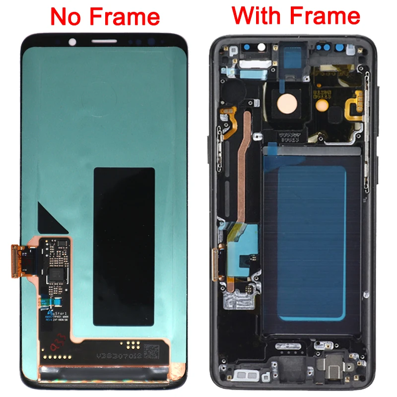 Super AMOLED S9 LCD For Samsung Galaxy Plus Display With Frame SM-G965FD G960F G965A G960U Touch Screen Digitizer Assembly | Мобильные