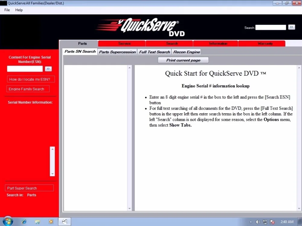 QuickServe 2016 DVD для всех семейств двигателей (полная активация)|dvd|dvd 2016dvd 2 |