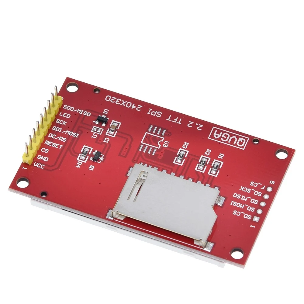 Умная электроника 2,2 дюймов 240*320 точек SPI TFT lcd последовательный порт Модуль дисплей ILI9341 5 V/3,3 V 2,2 ''240x320 для Arduino Diy