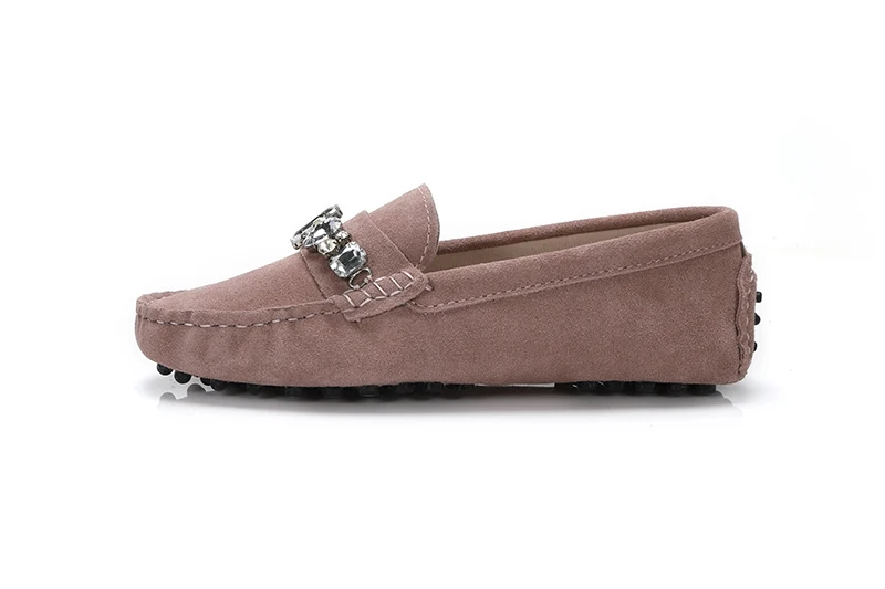 genuine cowhide leather women shoes Female Casual Fashion Flats Spring Autumn driving shoes women leather loafers