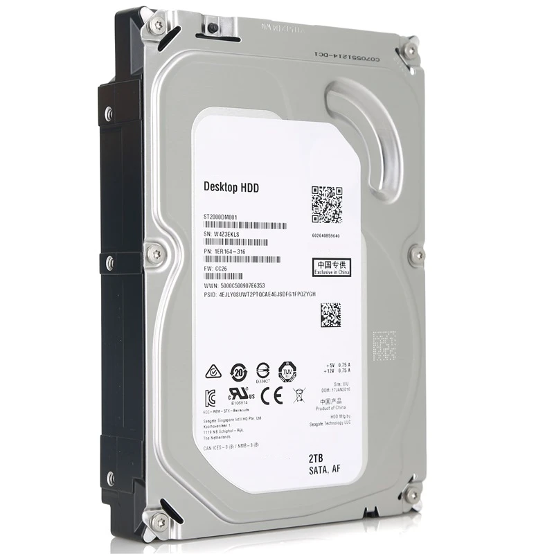 Seagate 2TBDesktop ПК 3 5 &quotВнутренний механический жесткий диск SATA3 6 ГБ/сек. HDD 5900 7200 об/мин